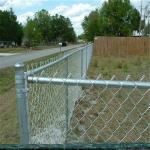 8ft HIGH X 25ft ROLLS Diamond Galvanized Chain Link Fence Panels Abrasion Proof for sale