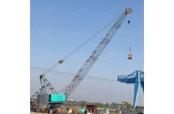 China 3t 40m Fixed Floating Crane Diesel Hpus Powered supplier