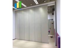China Aluminum Profile Collapsible Folding Manual Movable Sliding Partition Walls For Hotel supplier