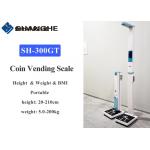 Digital Lcd Display Medical Height And Weight Scales With Multi Coin Acceptor for sale