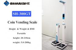 China Digital Lcd Display Medical Height And Weight Scales With Multi Coin Acceptor supplier