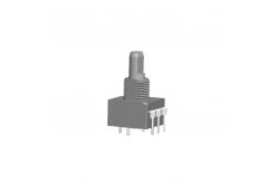 China Coded 30000 cycles EC16 Rotary Encoder With Button Push Switch supplier