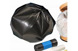 China Sealed Thick 0.02mm 0.1mm Plastic Garbage Bags Disposable HDPE LDPE supplier