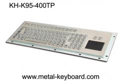 China 95 Keys Metal Industrial Keyboard Layout Customizable 30mA Waterproof supplier