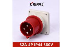 China Three Phase 5P 380V Wall Electric Plug For Architecture Waterproof supplier