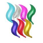 Holiday Party S Shaped Party Foil Balloon Multicolored 24 Inch Foil Balloons for sale