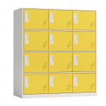 Yellow Heavy Duty Locking Storage Cabinet For Office Or Home for sale