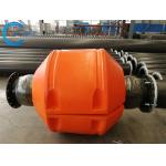 Buoyancy 150N HDPE Pipe Floaters Custom Length Good Flexibility / Impact Resistance