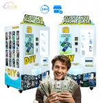 Android IOS Phone Case Printing Vending Machine with Global Language Support and QR Code Payment Method for sale