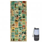 Reinforced Stitching Printed Beach Towel With High Absorbency