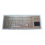 Dynamic PS2 Panel Mount Metal Keyboard Ruggedized Touchpad for sale