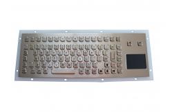 China Dynamic PS2 Panel Mount Metal Keyboard Ruggedized Touchpad supplier