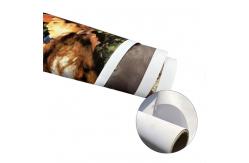China Waterproof Premium Matte Art Self Adhesive Polyester Canvas Fabric Roll supplier