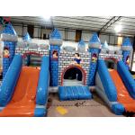 Factory Inflatable Playground Inflatable Snow White Castle With Double Slides