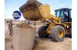 China Explosion Proof Gabion Mesh Box Floating Perimeter Defensive Barrier Defence Wall supplier