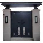 Security Custom Wrought Iron Gates Outdoor Fencing Trellis Preassembled for sale