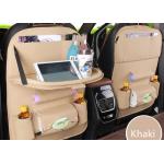 63*45 Cm Front Car Seat Organiser , Custom Leather Car Seat Back Storage Bag for sale