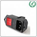 LZ-14-F14 C14  3 Pin AC Power Socket 10A 250V With Fuse Holder for sale