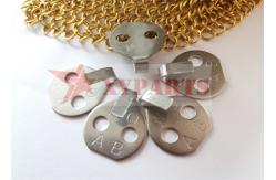 China Speed Metal Lacing Hooks Buckle For Securing Removable Insulation Blankets supplier