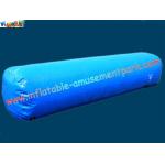 Custom Blue 0.9mm Durable Commercial Grade PVC Tarpaulin Inflatable Paintball Bunkers for sale