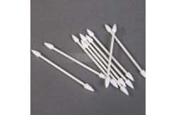 China 75mm Industrial Cleanroom Swab Lint Free Paper Stick Pointed Cotton Swabs supplier