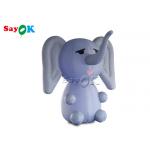 Parade Event Inflatable Cartoon Characters Elephant With Blower for sale