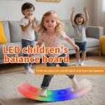 China Interactive Kids Sensory Balance Board - Eco-Friendly PE Plastic Wobble Board for Physical Training & Play for sale