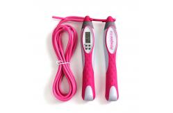 China Anti Slip Handle  Weighted Jump Rope Neutral Gender Pink Speed Skipping Rope supplier