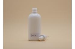 China Personal Care Essential Oil Dropper Bottles , White 100ml Glass Dropper Bottles supplier