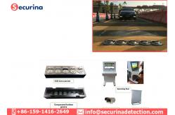 China 5000*2048 Pixels UVSS System 100W Auxiliary Light Under Vehicle Surveillance Machine supplier