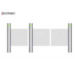0.5S Open Close Time Stainless Steel Servo Motor Acrylic Arm Column Swing Turnstile Gate for sale