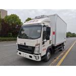 160hp Truck With Refrigeration Howo 18 Cubic Van Weichai Engine 4*2 Drive Mode for sale