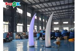 China ROHS Inflatable Lighting Decoration 3m Crescent Cone supplier
