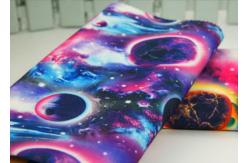 China Semi Bleached Patterned Polyester Fabric / Fine Twill Fabric For Traveling Bags supplier