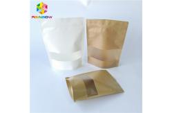 China Reusable Lamination Plastic Food Packaging White Brown Paper Customized Printing supplier