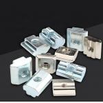Black Zinc 45 Steel T-Slot Nuts For T-Slots Slide-in Square Sliding Hammer T Nut Imperial Measurement for sale