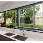 Soundproof Panoramic Aluminum Fixed Window Triple Glazed For Living Room