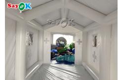 China Air Inflatable Tent 6x3x3mH White Pvc Inflatable Hospital Tent For Isolation supplier