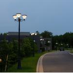 IP65 Outdoor Solar LED Landscape Pathway Light Solar Garden Lights 3 head lamps for sale
