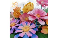 China Exhibition Chinese Flower Lantern Arts Mechanical Design / Graphic Design supplier