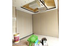 China Philippines Operable Wall System Wood Sliding Folding Acoustic Partitions For Conference Hall supplier