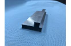 China Lightweight Aluminum Glazing Bar , Anodized Aluminium Profile For Glass Partition supplier