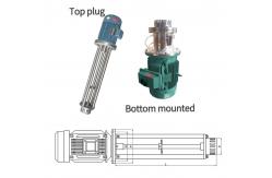 China Stainless Steel Tank Agitator Mixer Pneumatic Stirrer High Shear Emulsifier supplier