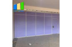 China Wooden Acoustic Room Dividers Folding Classroom Partition Sliding Door Movable Partition Wall supplier