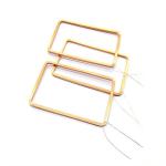 100KHZ Induction Copper Coil square , 235UH Air Core Coil For Consumer Products for sale