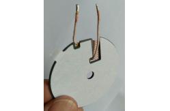 China Small Mobile Phone Wireless Charging Coil Double Layer With Ferrite supplier