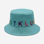 Bucket hat cotton customized logo embroidered outdoor Sun hat for sale