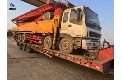China SANY 2012 Used Concrete Pump Truck 52m 5 Sections With RZ Boom SY5418THB52 supplier
