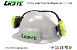 China 18000lux Underground Mining Cap Lamps 15 Hours Working Time With Display Screen supplier