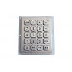 Industry Panel Mount Keypad 20 Keys Metal Brushed Stainless Steel Keypad for sale